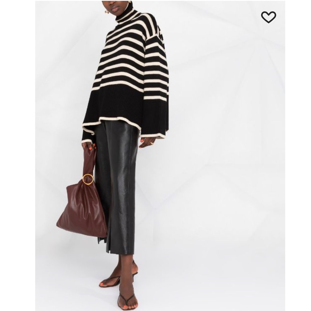 Toteme Signature Stripe Turtleneck Sweater